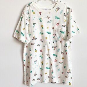 NEW Hanna Andersson Boy Print Tee In Cotton Jersey